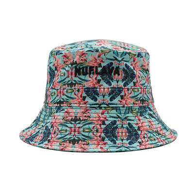 Embroidered Logo Fisherman Bucket Caps Outdoor Research Cotton Bucket Hat Womens