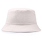 White Foldable Bucket Hat Street Headwear Outdoor Fisherman Cap For Men Woman