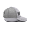 Gray Suede Trucker Hat 3d Embroidered  5 Panel Mesh Cap