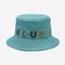 Bucket hat cotton customized logo embroidered outdoor Sun hat