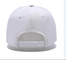 Flat Curve Peak Style 5 Panel Baseball Cap With 3D Embroidery Logo Cotton Sweatband