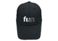 FUN 6 Panels Mens Sports Hats , Relaxed Black Cool Sports Fitted Caps