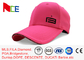 Custom Made Simple Adjustable Golf Hats Pink Tall Relaxed Sports Style