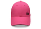 Custom Made Simple Adjustable Golf Hats Pink Tall Relaxed Sports Style