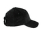 Unisex Fitted Unstructured Baseball Caps , Black Velvet Baseball Hat Quick Dry