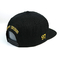 Fashion 100% Cotton Flat Brim Snapback Hats With 3d Embroidery Logo Design