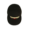 6 Panel Flat Bill Hats , Custom 100% Acrylic Flat Brim Black Gorras Cap,Custom Logo