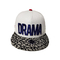 ISO9001 Custom Snapback Caps 6 Panel Mens White And Black Sublimation 3d Embroidery