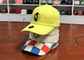 Yellow Cotton Twill Unstructured Blank Dad Hats With Metal Buckle