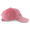 Polyester Peach Skin 6 Panel Baseball Cap With Self Strap