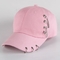 Adult Casual Sturdy Adjustable Embroidered Baseball Caps With Piercing Rings Adjustable Strap