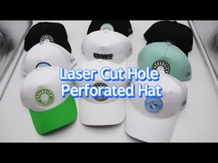 Curved Visor Embroidered Baseball Caps 6 Panel Custom Eyelets