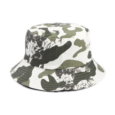 Retro Camouflage Basin Hat Fisherman Bucket cap Double Sided Wear Foldable
