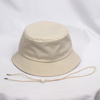 Unisex Pure Cotton Outdoor Sun Hat Beach With Protection Fisher Bucket Cap 58CM