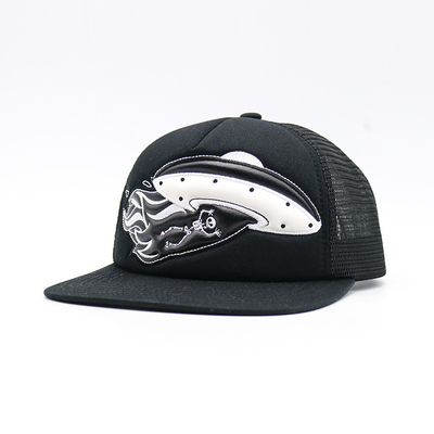 58cm Flat Brim Snapback Hats Visor Wild Personality Hip Hop Cap For Male