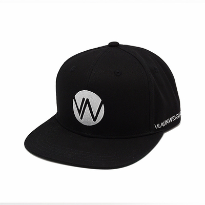 Classic Hip Hop Snapback Cap Flat Brim With Adjutable Buckle