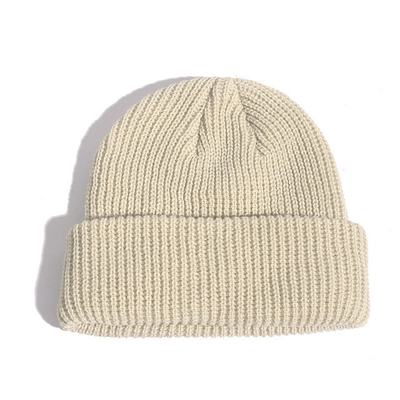 Fashion Hip Hop Beanie Knitted Hat Men Skullcap Women Winter Warm Brimless Beanies Hats