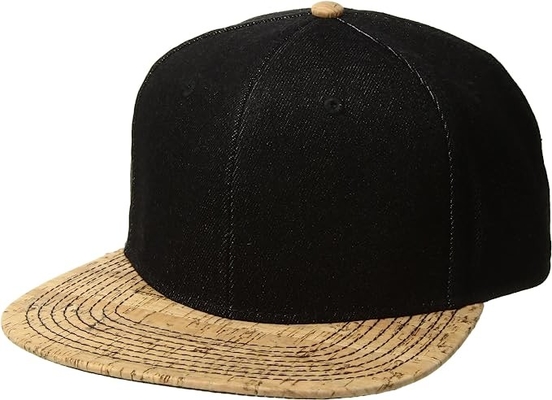 Popular Cork Trucker Snap Cap 5 panel mesh and button Any color is Available . ( 58CM )