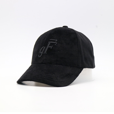 Nylon Eyelets 3D Embroidered Baseball Caps With Adjustable Strap Closure