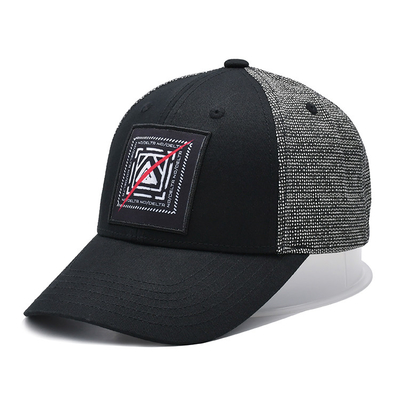 Curved Shading Six Panel Baseball Cap Customized Logo Digital Printing