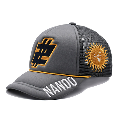 wholesale custom foam mesh logo printing embroidery trucker hat 5 panel camo blank baseball golf sport caps gorras