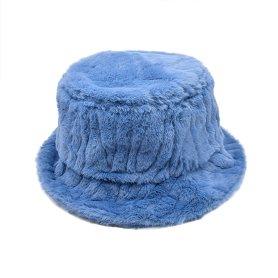 Thickened Plush Bucket hat Fashion Leisure Autumn Winter Warm Bucket Cap New Outdoor Basin Cap