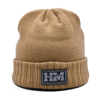 Autumn and Winter Solid Color Woolen Hat Cold proof, Fashionable, and Warm Customized Logo beanie Hat