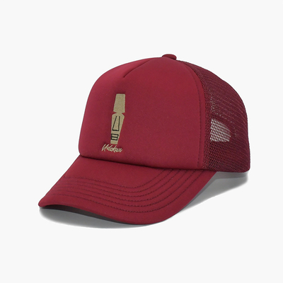 Classic 5 Panel Trucker Cap With Embroidered Screen Printing Affixed Patch Logo