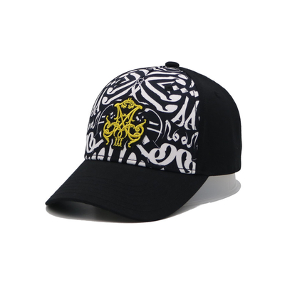 Digital Printing Street Style Adjustable Baseball Cap In Opp Bag