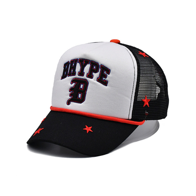 Wholesale Oem Custom 5 Panel High Quality 3d Embroidery Logo Trucker Cap,Mesh Snap Back Gorras, Trucker Hat