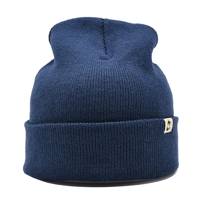 Winter Common Fabric Unisex Knit Beanie 58CM For Any Occasion