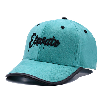 2 Eyelets Curve Peak Style 6 Panel Baseball Cap With Inner Tape Screen Printing Logo