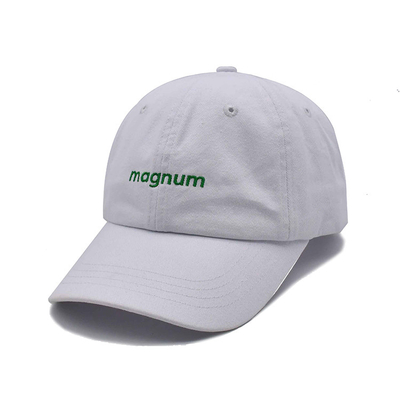 Customized Oval Visor Dad Hat With Custom Color Embroidery Logo