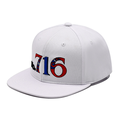 100% Cotton 5 Panel Custom 3D Embroidery Logo Outdoor Sport Cap Plastic Buckle Snapback Cap