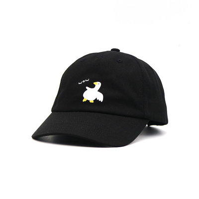 Visor Curved Embroidery In Various Colors And Customizable 100% Cotton Metal Back Closure