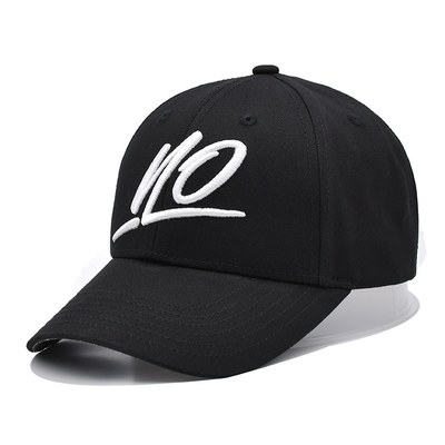 Customize Front Panel 6 Panel Constructured Baseball Cap With Embroidered Logo