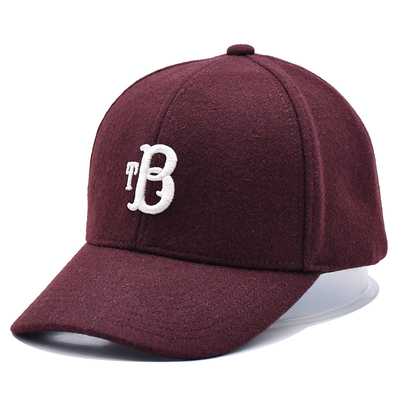 High Profile 6 Panel Baseball Cap With Adjustable Strap Closure And Cotton Sweatband