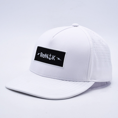 Wholesale 5 Panel Flat Bill Snapback Hat Custom Oem Logo Snapback Cap For Men