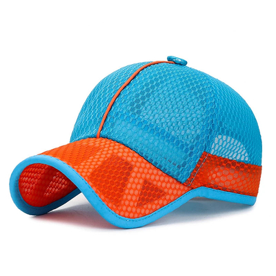 Breathable Plain Trucker Hat Adjustable Boys Girls Quick Dry Blank Mesh Gorras Custom Hats Trucker Cap