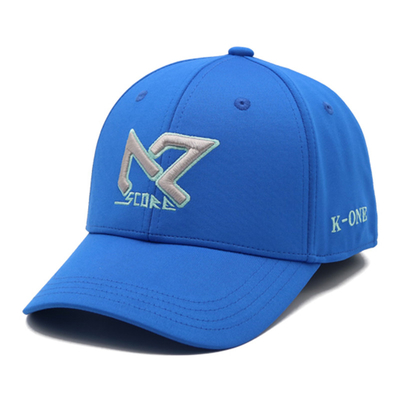 Wholesale Unisex Curved Brim 6 Panel Cotton Closed Back Embroidered Baseball Cap Hat