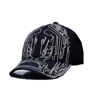Wholesale Embroidered Logo Classic Baseball Caps Hats Custom Adjustable Sports Baseball Hat with Plastic Back Closure