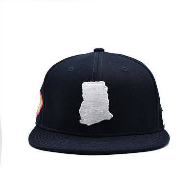 ODM 100% Cotton Fashional flat Brim Baseball Hat Korean Hip Hop Cap