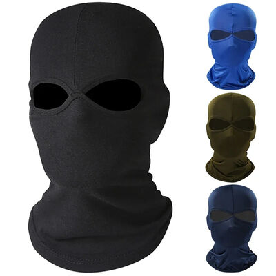 Custom Design Embroidery Logo Balaclava 2 Hole Full Face Knit Ski Mask Beanie Hat,Beanie Ski Mask