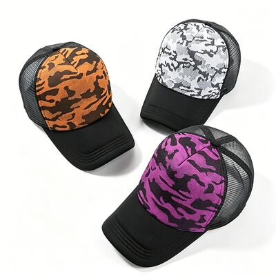 High Profile trucker cap adjustable snapback breathable mesh design perfect for all season outdoor and indoor activities