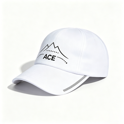 Breathable Sport Polyester Sweatband Metal Strap Cap Unstructured Comfortable Adjustable Casual Hat for Outdoor Activities