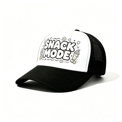 Curved 6 Panel Trucker Cap Plastic Snapback Closure Customized Ideal for Campaigns Team Uniforms and Casual Wear