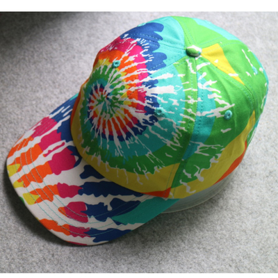 Rainbow Design Unisex Printed Baseball Caps Ace Headwear Eco Friendly