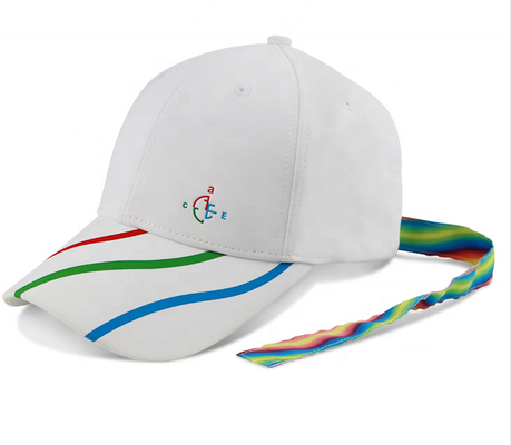 ACE 6 Panel Low Profile Printed Baseball Caps Custom Made Headwear 58cm Size