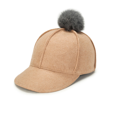 Deluxe Autumn Fur Baseball Cap , Wool Baseball Hat Character Style
