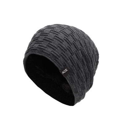 Warm Soft Men'S Knit Winter Hats , Moisture Wicking Stylish Beanie Hats 